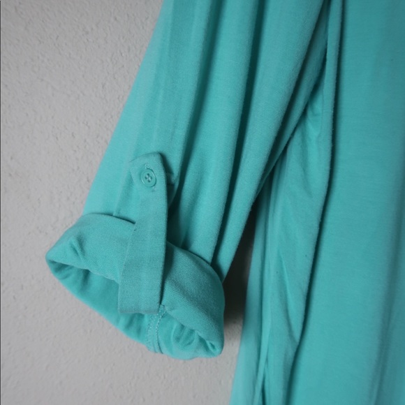 ANTHROPOLOGIE ‘pleione’ teal tunic - Picture 3 of 8